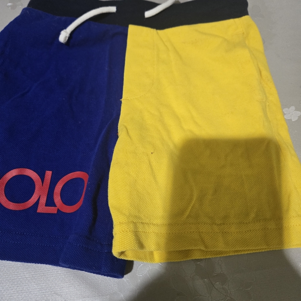Polo Ralph Lauren Yellow and Blue Shorts